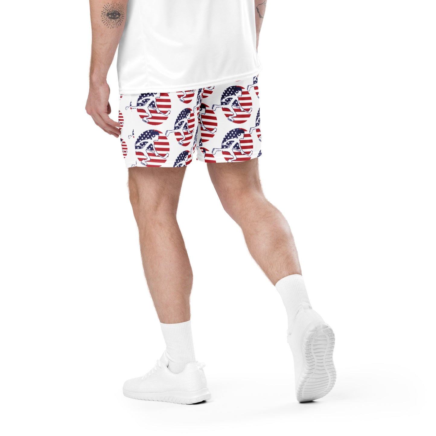 Freak flag flyin mesh shorts