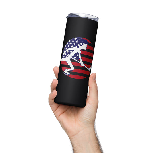 and the tumbler's red glare!